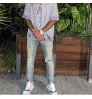Purple Brand Men's ripper skinny Jeans for Men stylish Denim pants For men