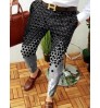 Custom men's pencil pants Fashion mens dress printed pants men's casual pants