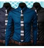 Custom luxury men's shirt Business Style Slim Soft Comfort Slim Fit Styles Long Sleeve Casual Dress Shirt For Men