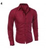 Custom luxury men's shirt Business Style Slim Soft Comfort Slim Fit Styles Long Sleeve Casual Dress Shirt For Men