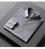 Business shirt solid color non-iron anti-wrinkle slim breathable stretch men's shirt