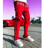 New Trendy Rhinestone Men's Pants Sweatpants Solid Color Jogger Reflective Running Training Jogging Pants Street Wear