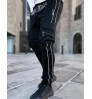 New Trendy Rhinestone Men's Pants Sweatpants Solid Color Jogger Reflective Running Training Jogging Pants Street Wear