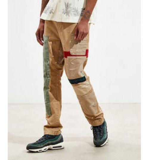 Wholesale custom new designs mens cargo pants big pocket cotton pants men