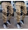 Wholesale loose sports boy's reflective stripe joggers men's pants & trousers cargo pants