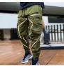 Wholesale loose sports boy's reflective stripe joggers men's pants & trousers cargo pants