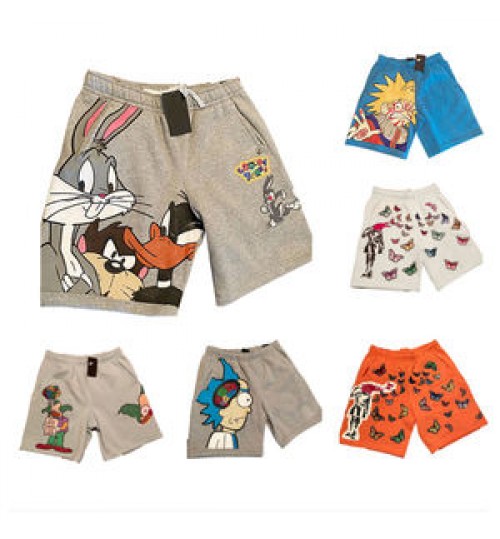 Active Athletic Cartoon Sublimated Pants Elastic Waist Shorts men's shorts