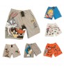 Active Athletic Cartoon Sublimated Pants Elastic Waist Shorts men's shorts