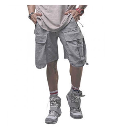 2022 summer mens workout fleece drawstring embossed printed beach running nylon mens cargo polyester woven men custom shorts