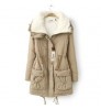 Trendy Women's Outerwear Cashmere Winter Warm Wool Long Coats and Jackets For Women With Pocket