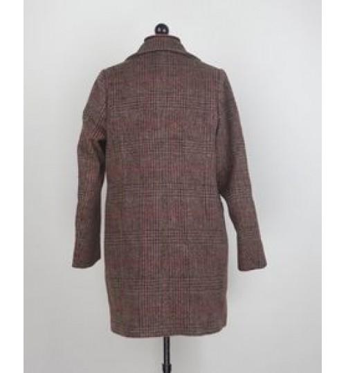 Coat Coats 2022 Newest Design Autumn And Winter Wholesale Wool Plaid Coat Woman Coats Fashionable