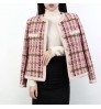 Coat Women Coats Best Sale Custom New French Pink Famous Lady Small Fragrant Wind Coat Female Women Wool Coats