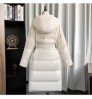 Coat Women Custom Fashion Cheap Slim Fit Waterproof S-XXXL Warm Long Coat Hooded Puffer Winter Down Jacket Women