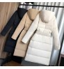 Coat Women Custom Fashion Cheap Slim Fit Waterproof S-XXXL Warm Long Coat Hooded Puffer Winter Down Jacket Women