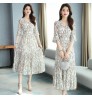 Dresses Women Dresses Woman Dresses New Arrivals 2021 Floral Print Chiffon Elegant Casual Dresses