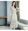 Dresses Women Dresses Woman Dresses New Arrivals 2021 Floral Print Chiffon Elegant Casual Dresses