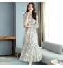 Dresses Women Dresses Woman Dresses New Arrivals 2021 Floral Print Chiffon Elegant Casual Dresses