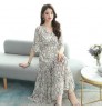 Dresses Women Dresses Woman Dresses New Arrivals 2021 Floral Print Chiffon Elegant Casual Dresses