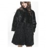 New Luxury Elegant Fashion Imported High-end Standing Collar Long Coat Real Mink Fur Women's Coats