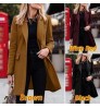 Custom LOGO 2022 New Arrival Plus-size Winter Trench Coat Women Long Coat For Women Long Coat For Women