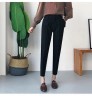 Women's Casual Harem Pants Spring Fashion Loose Ankle-length Trousers Office Lady Suit Pants
