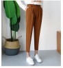 Women's Casual Harem Pants Spring Fashion Loose Ankle-length Trousers Office Lady Suit Pants