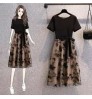 2022 Spring/Summer New Women's Fashion Casual Heavy Industry Sequins Embroidered Short Sleeve Dress