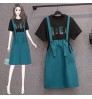 2022 Spring/Summer New Women's Fashion Casual Heavy Industry Sequins Embroidered Short Sleeve Dress
