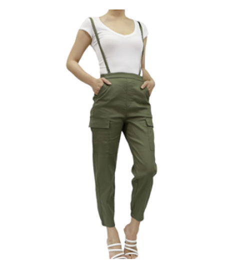 Pants Solid Cargo Pants