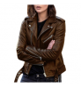 2021 soft shell motorbike cropped windbreaker motorcycle winter leather women jacket plus size jackets
