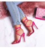 New design candy color flip flops high heels for women fashion trendy ladies heeled sandals hot selling women high heel shoes