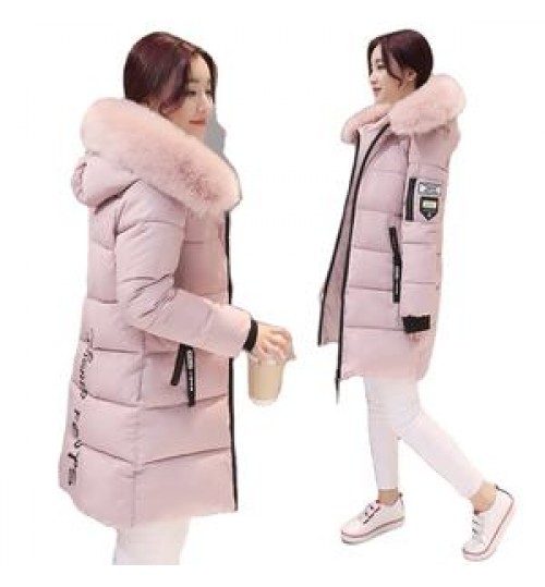 2022 winter puffer jacket ladies warm hooded cotton-padded clothes women slim long down winter jackets women coats