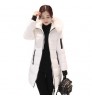 2022 winter puffer jacket ladies warm hooded cotton-padded clothes women slim long down winter jackets women coats