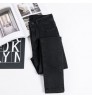 Custom european fashion female denim pants 3 color women high waist skinny jeans