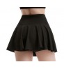 Factory Price Promotional Product Polyester Solid Color Pleated Womens Skirts