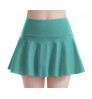 Factory Price Promotional Product Polyester Solid Color Pleated Womens Skirts