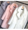 Wholesale Women Winter Clothes New Fur-Integrated Long Faux Fur Coat Mink Women's Mid-Length Fur Coats For Ladies