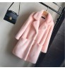 Wholesale Women Winter Clothes New Fur-Integrated Long Faux Fur Coat Mink Women's Mid-Length Fur Coats For Ladies
