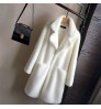 Wholesale Women Winter Clothes New Fur-Integrated Long Faux Fur Coat Mink Women's Mid-Length Fur Coats For Ladies