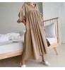 Boutique Wholesale Korean Style Fashion Solid Color Cotton Wild Long Sleeve Hooded Spring New 2021 Women's Dress