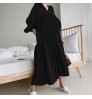 Boutique Wholesale Korean Style Fashion Solid Color Cotton Wild Long Sleeve Hooded Spring New 2021 Women's Dress