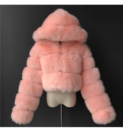 2022 Winter New Arrival Clothes Warm Luxury Faux Fur Fluffy Furry Jackets for Women Fur Coat Women's Coats Plus Size Clothing