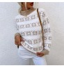 Factory direct sale washable fashion plus size loose women's turtleneck sweater