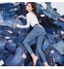 Tailored women's jeans high street trousers jeans wholesale direct sales denim jeans pants