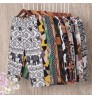 V638 Hot Selling High Waist Casual Plus Size Printed Womens Wide Harem Pants