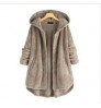 Wholesale Women's Coats 2021 Winter Hooded Double-Faced Fleece Plush Keeps Warm Sweater Fashion Mid-Length Coat S-5XL