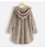 Wholesale Women's Coats 2021 Winter Hooded Double-Faced Fleece Plush Keeps Warm Sweater Fashion Mid-Length Coat S-5XL
