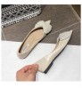 Women's flat sexy pearl women's shoes formal dress dating comfortable ladies casual shoes