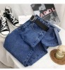 Women's Jeans Women Casual Streetwear Workout Harem Boy Friend High Waist Mom Jeans Ladies Denim Trousers Pants