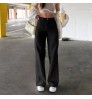 2022 New European And American Street Jeans Women's ins Trend All-match High Waist Loose And Thin Casual Pants